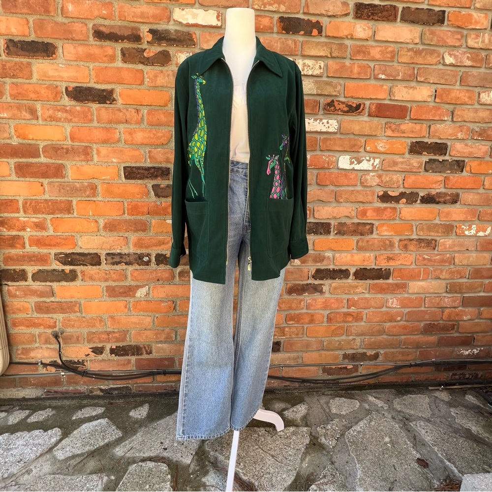 Vintage Bob Mackie Wearable Art Jacket - image 3